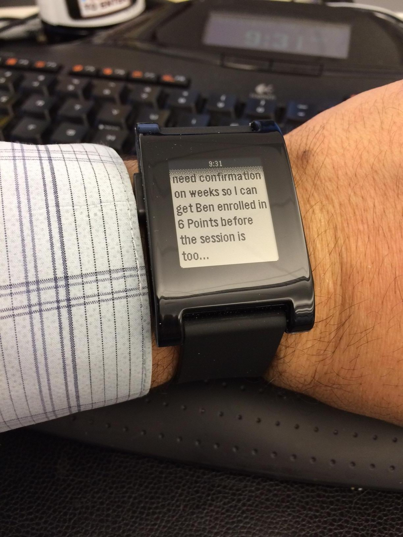 Illustration for article titled So I got a pebble...